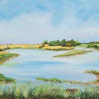 A / 55  LAGUNE DE BIBIONE ITALIE / 46X27 / 75 €