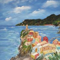 A / 75 LES CINQ TERRES / 38X46 / 150 €