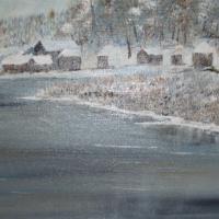 B / 33  HIVER JURASSIEN / 50X25 / 90 €